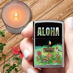 Exclusieve Aloha Tropical Paradise Zippo aansteker