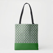 Exclusieve Batik Two Tone Pattern Green Edition Draagtas (Voorkant)