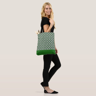 Exclusieve Batik Two Tone Pattern Green Edition Draagtas