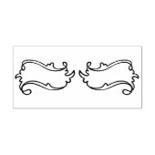 Exclusieve   dubbele banner verdeler 	rubberstempel (Afrduk)