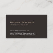 Exclusieve Personal Trainer Fitness Sport Visitekaartje (Achterkant)