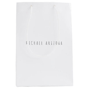 Exclusieve Persoonlijke Moderne Naam Minimalistisc Medium Cadeauzakje