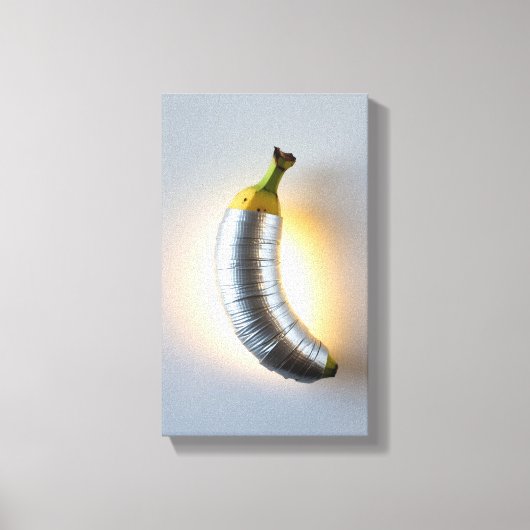 Exclusieve Premium ducttape banaan Canvas Afdruk (Voorkant)