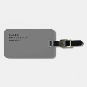 Exclusieve speciale plaat grijs bagagelabel