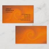 Exclusieve speciale vlakte Sinaasappel Modern Tren Visitekaartje (Voorkant / Achterkant)