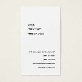 Exclusieve zwart-wit moderne unieke profielkaart visitekaartje