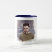 Exclusif Volodymir Zelensky & Quote Coffee Mug (Centre)