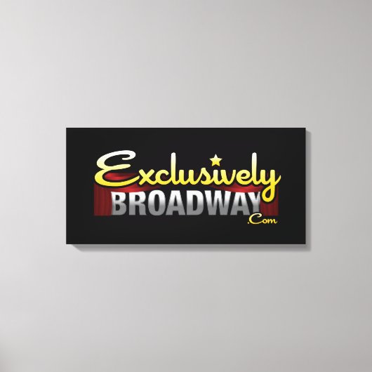 ExclusivelyBroadway.com Canvas Afdruk (Voorkant)
