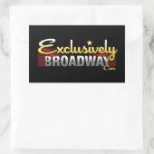 ExclusivelyBroadway.com Rechthoekige Sticker (Tas)