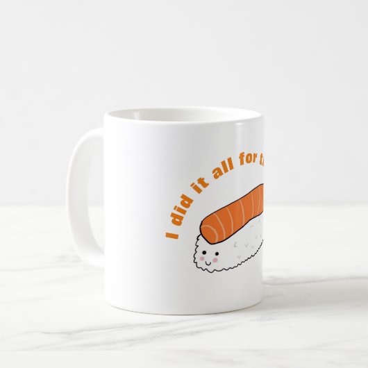 Excomm Sushi mug (Devant gauche)