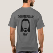 EXCOMMUNICADO John Wick Donker Grijs/Zwart T-shirt (Achterkant)