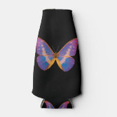 Excotische vlinder Waterverf Flesjeskoeler (Voorkant)