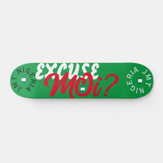 EXCUSE MOI ! JMT 7 3/4" Skateboard Deck (Horz)