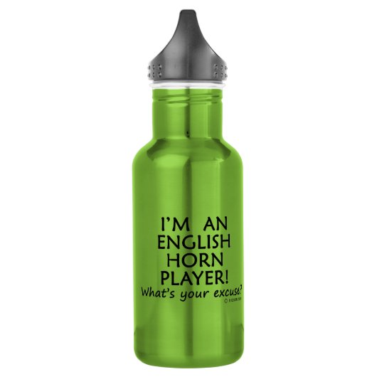 Excuseer de Engelse Horn Player Waterfles (Links)