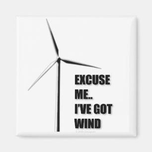Excuseer me... Ik heb wind - Magnet Magneet