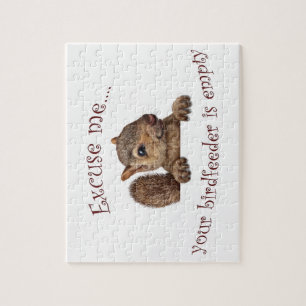 Excuseer me...je geboorte is leeg legpuzzel