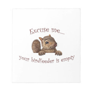 Excuseer me...je geboorte is leeg notitieblok