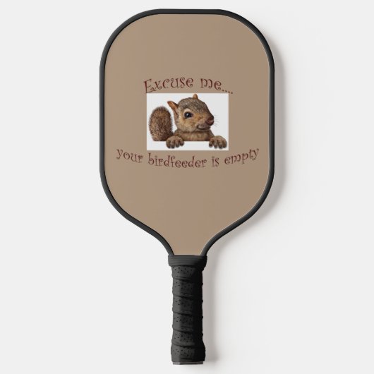 Excuseer me...je geboorte is leeg pickleball paddle (Voorkant)