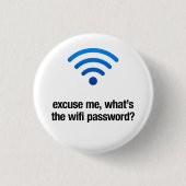 ExcuseMeWhat'sTheWifi Button Pin (Voorkant)