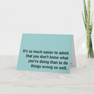 Excuses Kaart