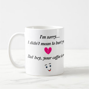 Excuses met een twist - Broken Heart & Coffee Humo Koffiemok