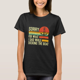 excuses voor wat ik zei toen ik de BOO aandeed T-shirt