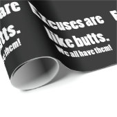 Excuses zijn als konten grappig cadeaupapier (Rol Hoek)