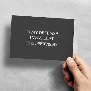 Excusez moi je suis Désolé Carte