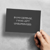 Excusez moi je suis Désolé Carte