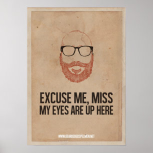 Excusez-Moi, Mlle. Mon affiche est là-haut.