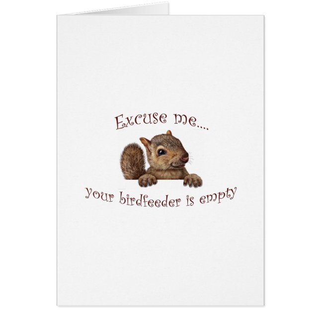 Excusez-moi...votre chargeur d'oiseaux est vide (Devant)