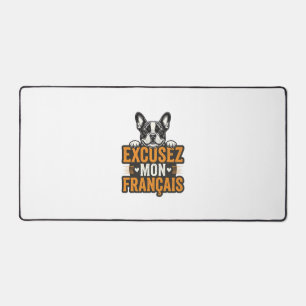 Excusez Mon Franais Franse Bulldog Vintage Bureaumat