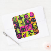 ExDesigner | Aanpassing | Halloween Vierkante Sticker (Envelop)
