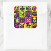 ExDesigner | Aanpassing | Halloween Vierkante Sticker (Tas)