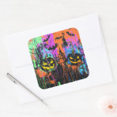 ExDesigner | Aanpassing | Halloween Vierkante Sticker (Envelop)