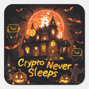 ExDesigner   Aanpassing   Halloween Vierkante Sticker