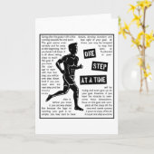 Exécuter après les objectifs Carte de voeux motiva (Fleur jaune)