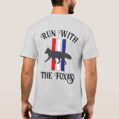 Exécuter avec le T-shirt Foxes (Dos)