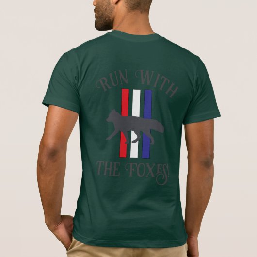 Exécuter avec le T-shirt Foxes (Dos)