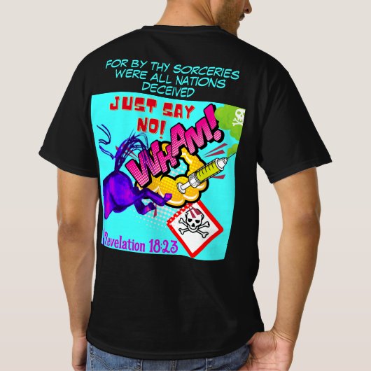 Exécuter. Écriture T-shirt (Dos)