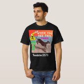 Exécuter. Écriture T-shirt (Devant entier)