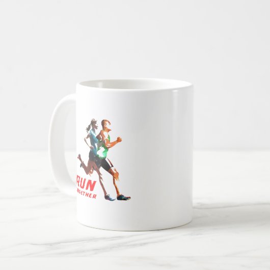 Exécuter ensemble | Mug classique #11 (Devant gauche)