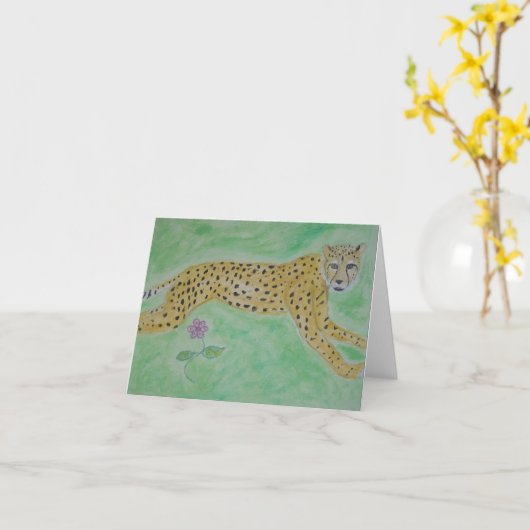 exécuter la carte de note éloignée (Fleur jaune)