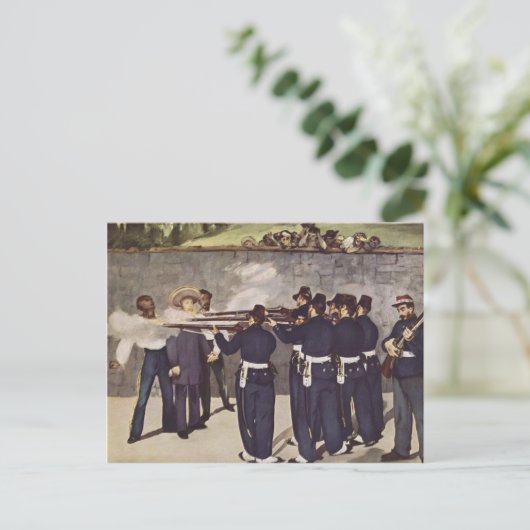 Executie van keizer Maximillian Briefkaart (Staand voorkant)