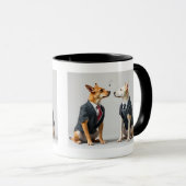 Executieve honden mok (Voorkant rechts)