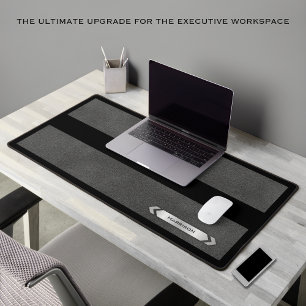 Exécutif Noir Gris Minimaliste Pour Lui