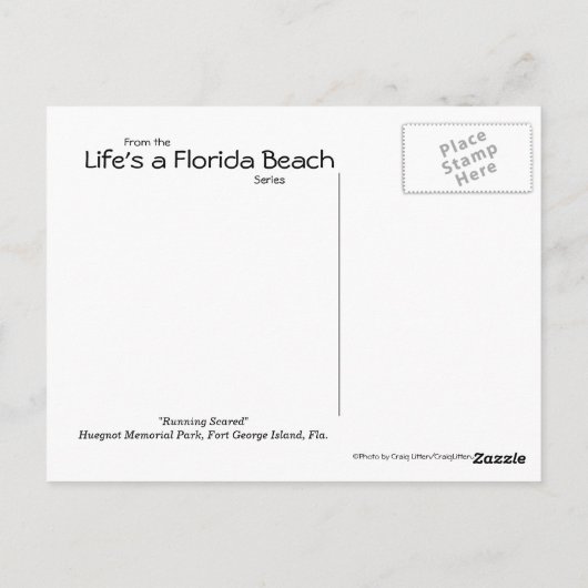 Exécution de carte postale rayée (Dos)