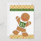 exécution de cartes de voeux de Noël (Devant)