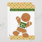 exécution de cartes de voeux de Noël (Devant / Derrière)