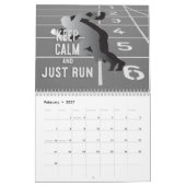 Exécution du calendrier mural pour les hommes (Feb 2027)